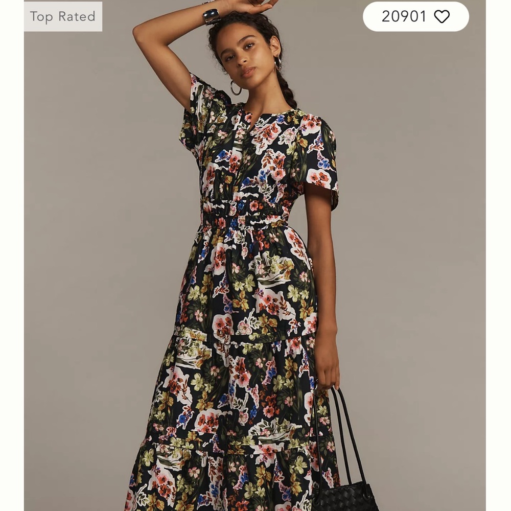 Anthropologie maxi dress